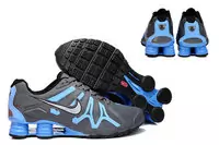 shox turbo+ 13 nike hommes chaussures pas cher gray cyan